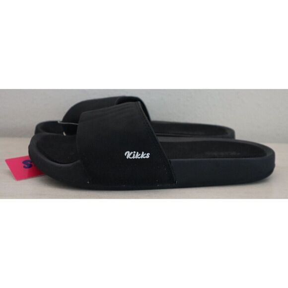 Kikks Slippas BDN2108-001 Men's Sz 9 Black Brandons Slip-On Sandals Slides - Picture 5 of 6